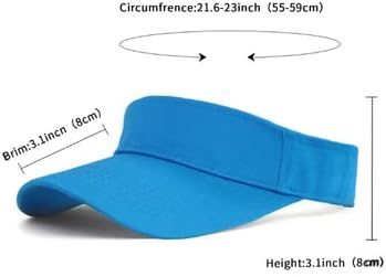 Women's Sun Protection Visor Hat | Cotton Sports Cap for Outdoor Activities