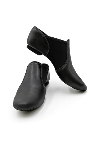 Unisex-Child E-Series EJ2C Jazz Slip-On Shoes - Black, 13 Little Kid