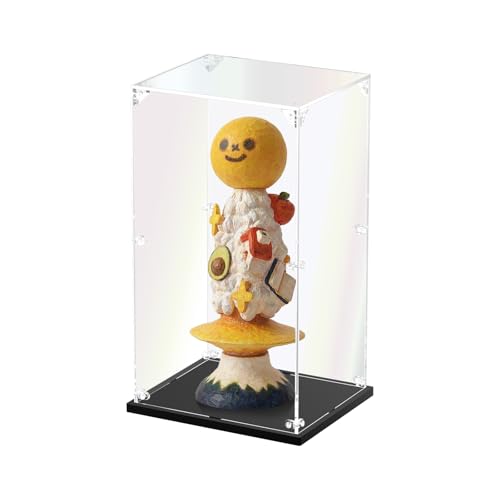 3MM Clear Acrylic Display Case - 10x8x18 Inch, Easy Assembly Showcase Box