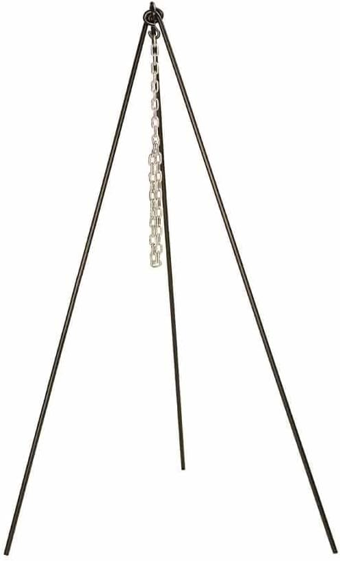 Lodge ATP2 Adjustable Camp Tripod, 40 to 60-Inch Tall, Black