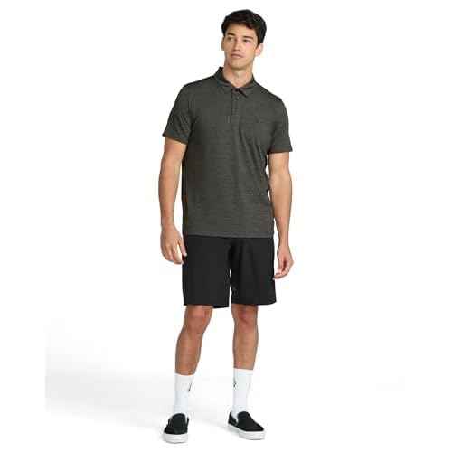 Volcom Men's Hazard Performance Short Sleeve Lightweight Golf Polo
