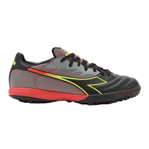 Diadora Brasil Elite Turf Soccer Shoe - Water-Resistant Suprellsoft, Non-Slip PU Heel Lining, Flex Points on Insole, Fine Craftsmanship