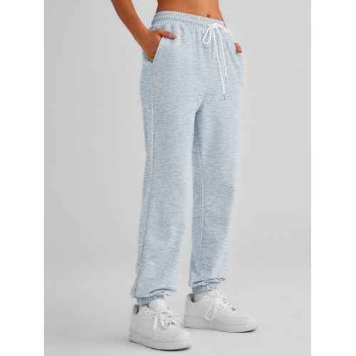 AUTOMET Women's Cinch Bottom Sweatpants Athletic Joggers Lounge Pants with Pockets