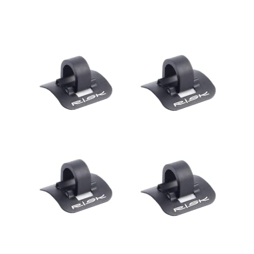 Bike Brake & Shift Cable Guides with Adhesive Clamp - 4 Pack