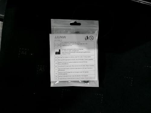 JJUNW 20pc Alloy S Carabiner Clips, Dual Opening Design, Keychain Snap Hooks, Mini Carabiner for Dual Wire Gate Clip Interlocking Keychain Attachment (Black)