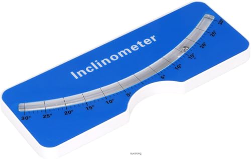 Portable Spinal Scoliometer for Measuring Spine Alignment with Metal Ball Insert