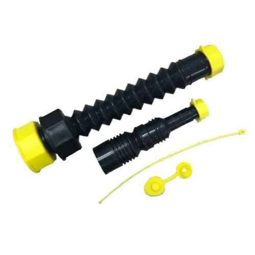 EZ-POUR HI-FLO Spout with Reducer Tip & Vent Kit (1 Pack) | Fits 1-5/8" Openings | Compatible With All EZ-POUR Adapters | Reducer Fits Older Vehicle Gas Tanks, Water Jug Or Gas Cans, | Replacement Spout Kit