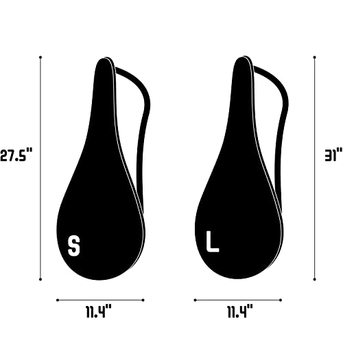 Black Tennis Bag with Padded Rackets Cover & Adjustable Shoulder Strap - 31x11.4 inches