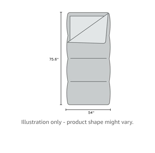 Featherstone Moondance 25 850 Fill Power Down Top Quilt Mummy Sleeping Bag Alternative for Ultralight Backpacking Camping and Thru-Hiking Color: Grey/Marigold Size: Regular/Regular