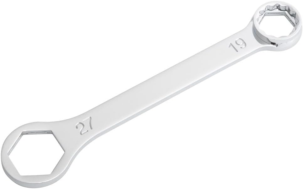 TUSK 22mm/27mm Racer Axle Combo Wrench with 13/16" for 2-Stroke Plug Removal