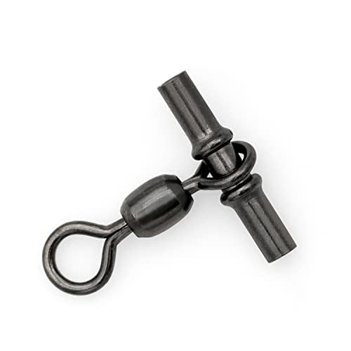 BLUEWING XL 3-Way Fishing Swivels 309 lbs T-Turn Rolling Barrel Rigs 20pcs