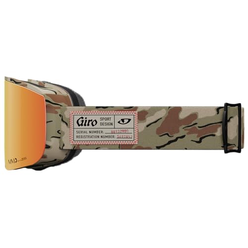 Giro Axis Ski Goggles - Snowboard Goggles for Men - Quick Change with 2 VIVID Lenses - Anti-Fog Vent Tech - OTG