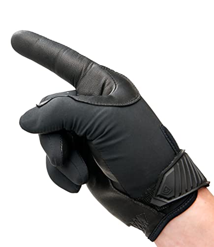 Men's Medium Duty Padded Tactical Gloves - Black, Size Medium