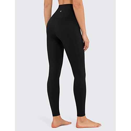 CRZ YOGA Air Feeling High Waisted Leggings for Women 28'' - Warm Thick Workout Buttery Soft Yoga Pants Lounge