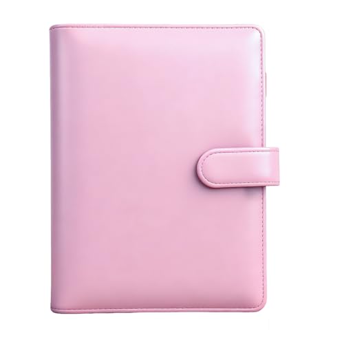 Kpop Photocard Binder PU Leather 6-Ring Album with Magnetic Closure, 30 Pack Pages
