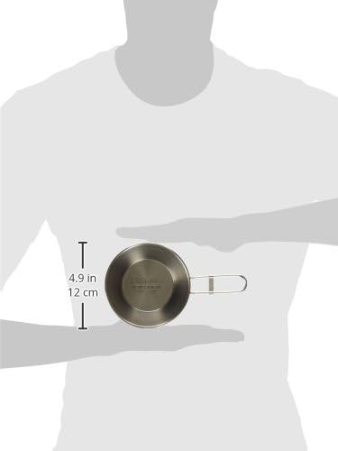 Evernew Titanium Sierra Cup with Folded Hand