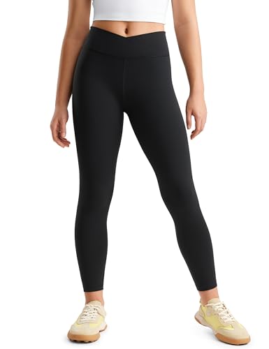 Girls Butterluxe Crossover Leggings - Large Black