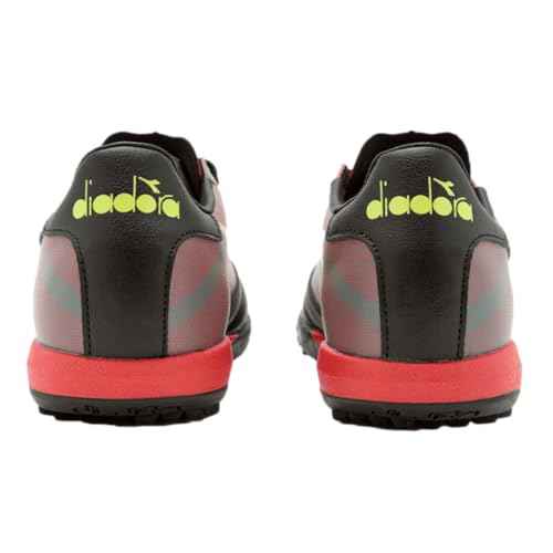 Diadora Brasil Elite Turf Soccer Shoe - Water-Resistant Suprellsoft, Non-Slip PU Heel Lining, Flex Points on Insole, Fine Craftsmanship