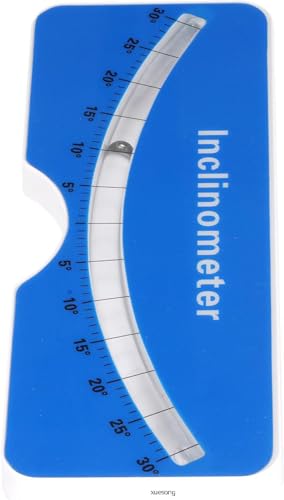 Portable Spinal Scoliometer for Measuring Spine Alignment with Metal Ball Insert