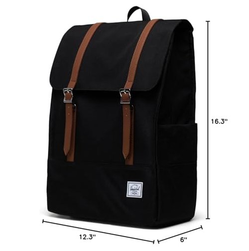 Herschel Supply Co. Survey Backpack, Black, Standard