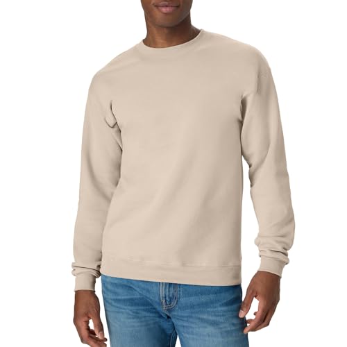 Men's EcoSmart Fleece Crewneck Sweatshirt - Big & Tall XX-Large Sand