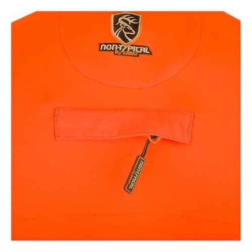 DRAKE Men's Blaze Orange Functional Hunting Vest with Scent Control | Side Entry Fleece-Lined Hand-Warmer Pockets