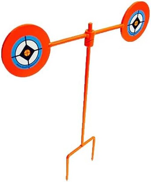 Do-All Outdoors - Helios Spinner Steel Target, Rated for .22 Caliber, Orange, One Size (H350)