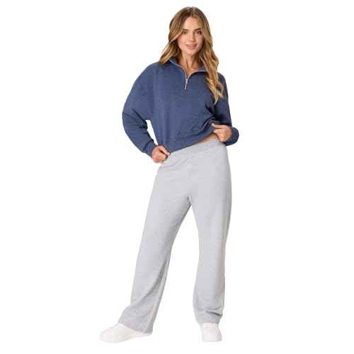 Hanes Women's Sweatpants, EcoSmart Fleece, Pocketless Open-Bottom Sweatpant, Regular & Petite