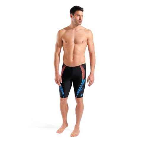 Arena Men's Feel Blast Swim Jammer Knee-Length Swimsuit Sports Pool Bathing Suit