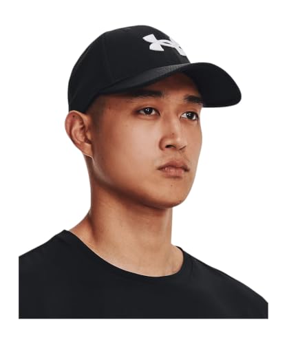 Under Armour Men's Blitzing Cap - Medium-Large / Black & White