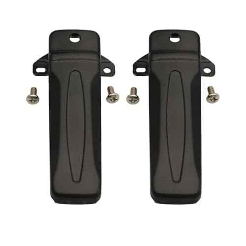 KBH-10 Belt Clip Compatible with Kenwood Radio NX240 NX340 TK-270G TK-272G TK-2200 TK-3200 TK-3300 TK-280 TK-380 TK-290 TK-390 TK-260G TK-2302 TK-3302 walkie Talkie£¨2Pack£©