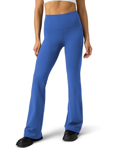 High Waisted Flared Yoga Leggings for Women - Wide Leg Bootcut Workout Pants