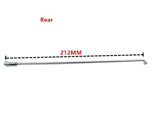 Bike Wheel Spokes for Surron Light Bee X 19 Inch Off-road Electric Cross-country Bike SUR-RON Front and Rear Wheel Spokes Parts (Rear 212 10 Pcs)