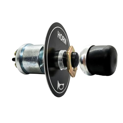 12V Floor-Mounted Horn Switch Button for Golf Cart - Waterproof, Heavy-Duty