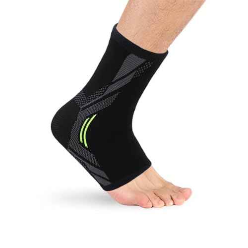 Premium Breathable Ankle Brace ? Ideal Support for Sports, Running, Football, and Basketball, Injury Recovery for Sprains, Strains, and Swelling Relief, Unisex Performance Enhancer (1PCS M Size)
