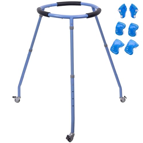 Adjustable Roller Skate Trainer with Protective Gear for Beginners - Blue