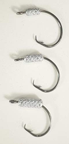 Fishing Weighted Circle Hooks Jig Set - 25 Pack, Multiple Sizes