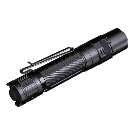 Fenix PD36R V2.0 Tactical Flashlight, 1700 Lumen USB-C Long Throw Rechargeable EDC Work Police Duty Patrol Search and Rescue, Emergency with LumenTac Organizer