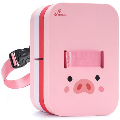 Back Board Kids Swim Belt: Sportneer Swimming Training Belt Swim Trainer Adjustable Layers Thicken Foam Training Board Pool Floaties for Kids Swimming Beginners Floats Swim Lessons Equipment