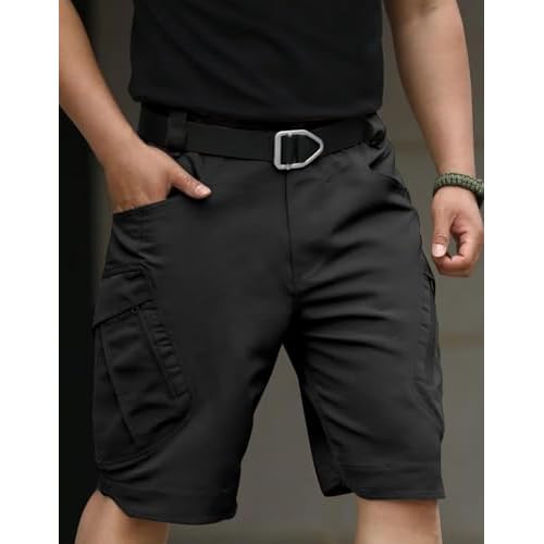 Men's Tactical Cargo Shorts Durable, Quick-Dry & Lightweight for Hiking & Outdoor Shorts(No Belt)