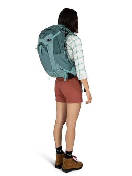 Osprey Mira 22L Women's Hiking Backpack with Hydraulics Reservoir, Succulent Green