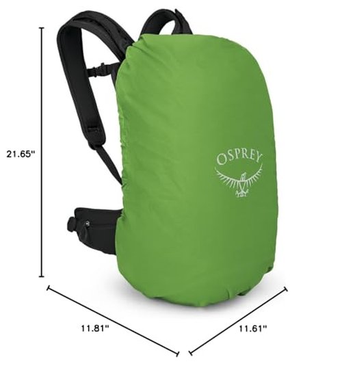 Osprey Escapist 30L Biking Backpack, Black, Medium/Large