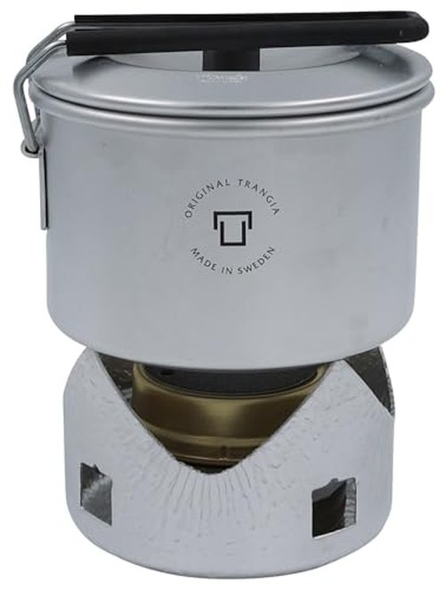 Trangia Micro Original Lightweight Compact Stove | Perfect for Solo Camping | Includes T-Cup w/Lid