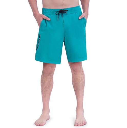 Spyder Men's 9 Inch Quick-Dry Stretch Swim Trunks with Sun Protection - Small / Mix