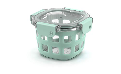 Ello DuraGlass Food Storage Container - 2 Cup with Silicone Sleeve - Yucca Variation