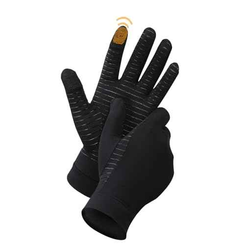 JADE KIT Copper Arthritis Gloves - Full Hand Compression Gloves for Hands and Fingers Rehabilitation