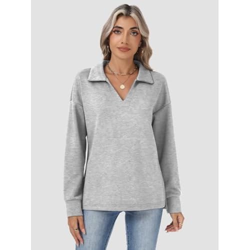 Womens Sweatshirts Airlayer Tunic Tops Long Sleeve Hoodies V Neck Loose Pullover Sweaters 2025 Fall Fashion Outfits