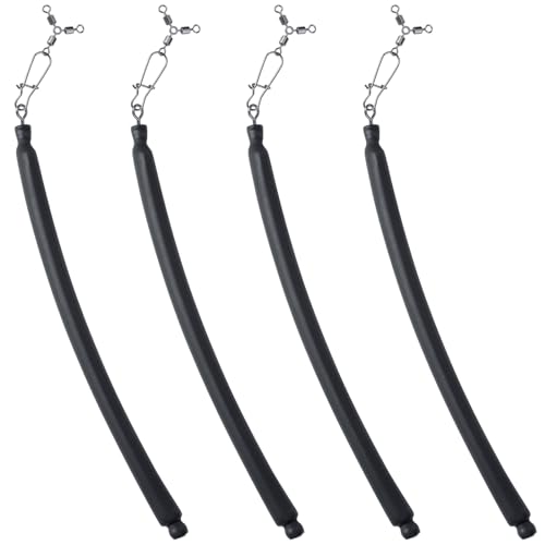 2oz Catfish Dragging Sinkers Set - Drifting Trolling Bottom Weights with Rattles - 4 Pcs