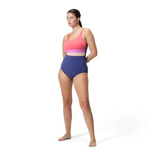 Speedo Women's Swimsuit One Piece Sweetheart Moderate Cut