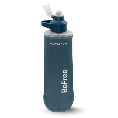 Katadyn BeFree AC 0.5L Collapsible Water Bottle with 2-Stage Filter - Slate Blue